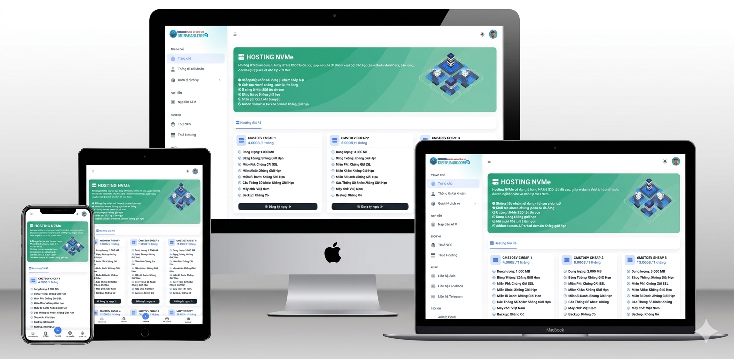 code bán hosting auto mới